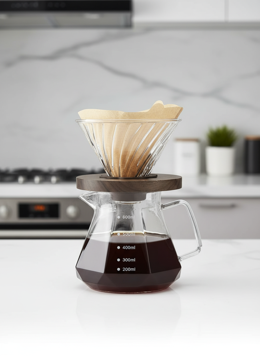 V-shapped Coffee Maker