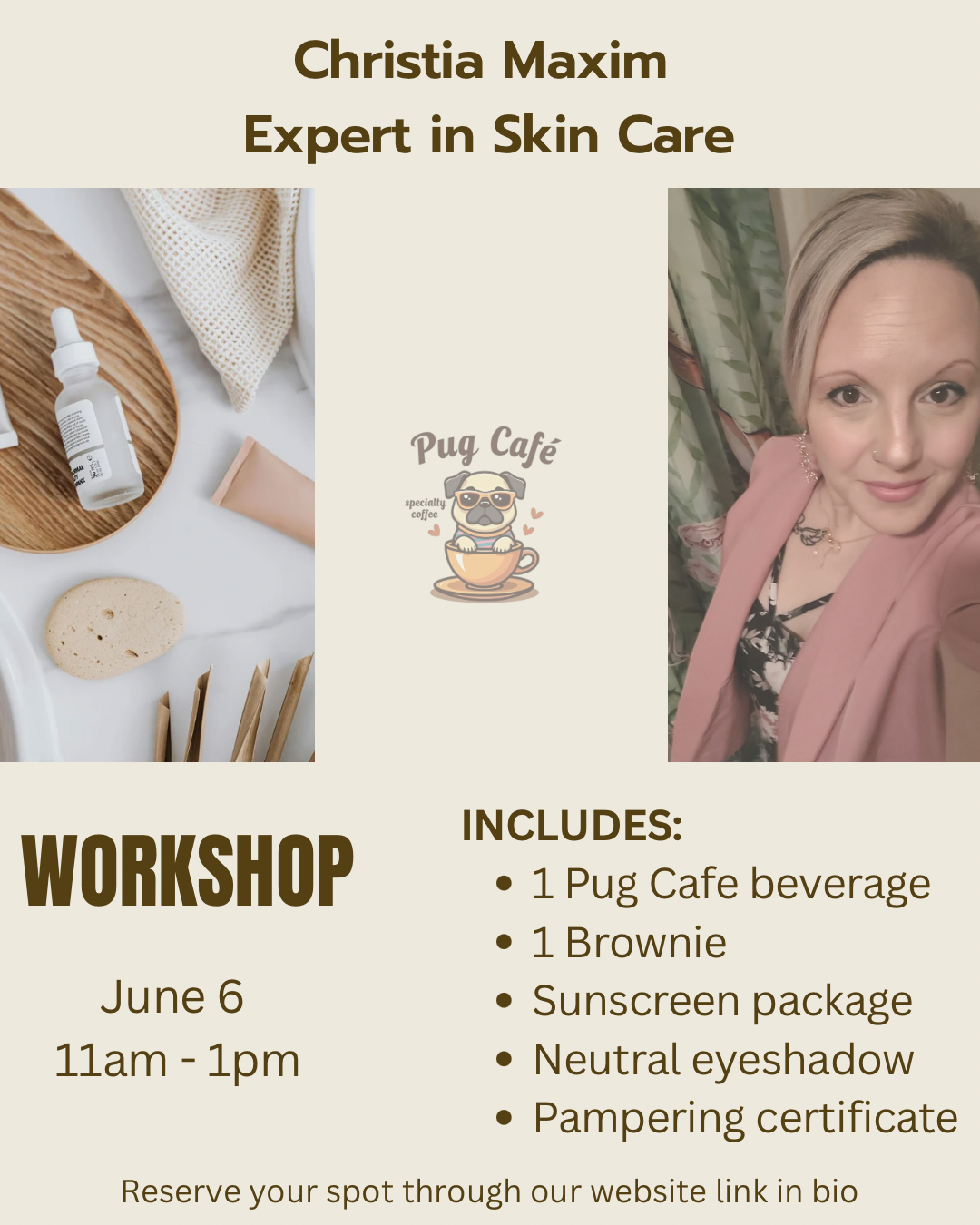 Workshop - Skin spa with Christia June 6 2026