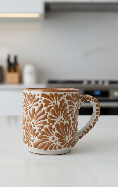 Talavera Mug - Brown